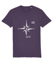 mens 'white compass' sail organic cotton T-Shirt