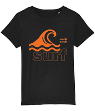 kids organic cotton orange surf T-Shirt
