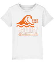 kids organic cotton orange abersoch surf T-Shirt