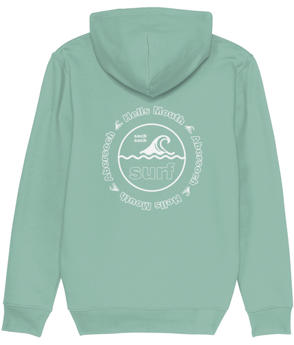 womens organic cotton abersoch 'circle' surf super-soft hoodie