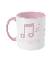 pink sochsoch music DNA+ Two Toned Mug