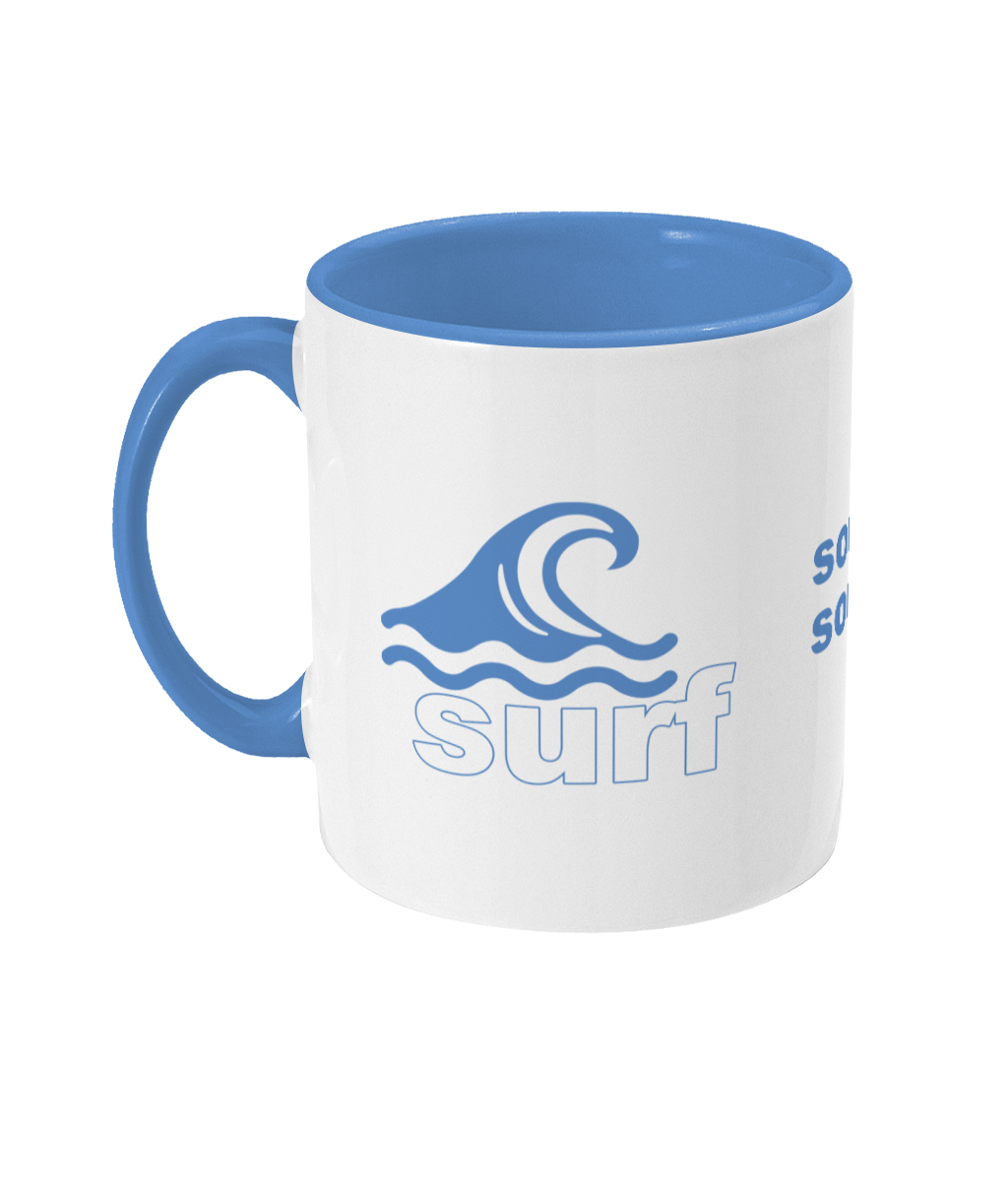 blue sochsoch surf DNA+ Two Toned Mug