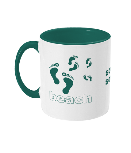 green sochsoch beach DNA+ Two Toned Mug