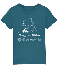 kids organic cotton abersoch 'I paddled with dolphins' T-Shirt