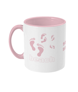 pink sochsoch beach DNA+ Two Toned Mug