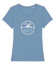 womens organic cotton 'circle' surf T-Shirt