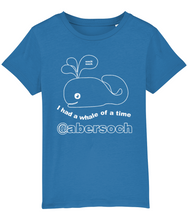kids organic cotton abersoch 'I had a whale of a time' T-Shirt