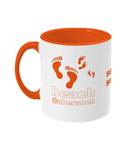 orange sochsoch abersoch beach DNA+ Two Toned Mug