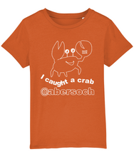 kids organic cotton abersoch 'I caught a crab' T-Shirt