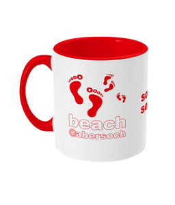 red sochsoch abersoch beach DNA+ Two Toned Mug