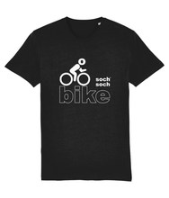 mens organic cotton white bike DNA+ T-Shirt