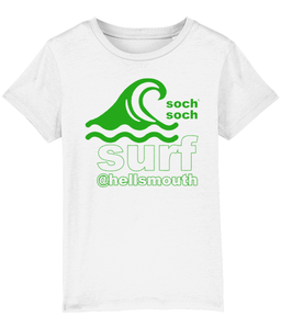 kids organic cotton green abersoch surf T-Shirt