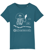 kids organic cotton abersoch 'jelly fish and ice cream' T-Shirt