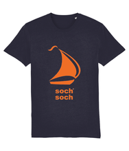mens organic cotton orange sail DNA T-Shirt