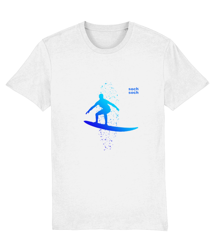 mens organic cotton ocean blues 'surf rider' T-Shirt