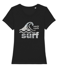 womens organic cotton 'crashing wave' surf DNA+ T-Shirt