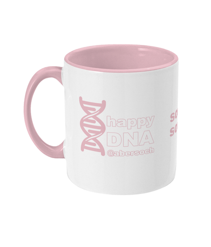 pink sochsoch happyDNA abersoch Two Toned Mug