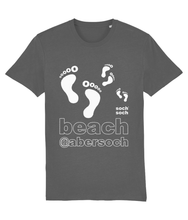 mens organic cotton white abersoch beach T-Shirt