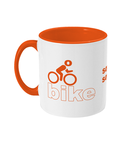 orange sochsoch bike DNA+ Two Toned Mug