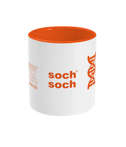 orange sochsoch happyDNA abersoch Two Toned Mug