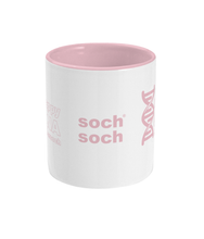 pink sochsoch happyDNA abersoch Two Toned Mug