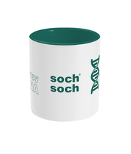 green sochsoch happyDNA Two Toned Mug