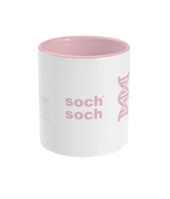 pink sochsoch happyDNA Two Toned Mug