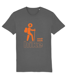 mens organic cotton orange hike DNA+ T-Shirt