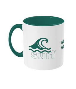 green sochsoch surf DNA+ Two Toned Mug