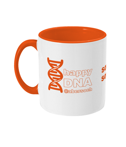 orange sochsoch happyDNA abersoch Two Toned Mug