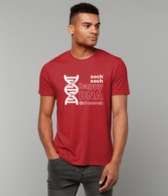 mens organic cotton white abersoch happyDNA T-Shirt
