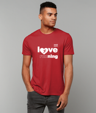 mens 'love running' organic cotton T-Shirt
