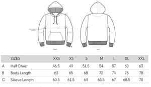 mens organic cotton abersoch 'circle' surf super-soft hoodie