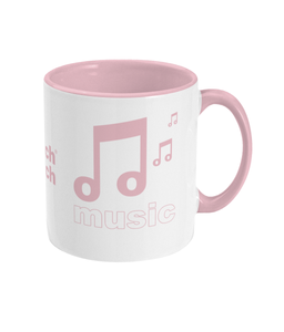 pink sochsoch music DNA+ Two Toned Mug