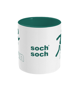 green sochsoch run DNA+ Two Toned Mug