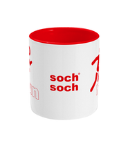 red sochsoch run DNA+ Two Toned Mug