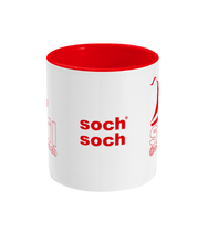 red sochsoch abersoch sail Two Toned Mug