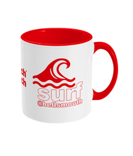 red sochsoch abersoch surf Two Toned Mug