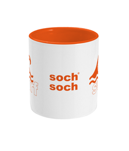 orange sochsoch surf DNA+ Two Toned Mug