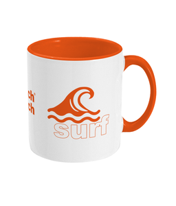 orange sochsoch surf DNA+ Two Toned Mug
